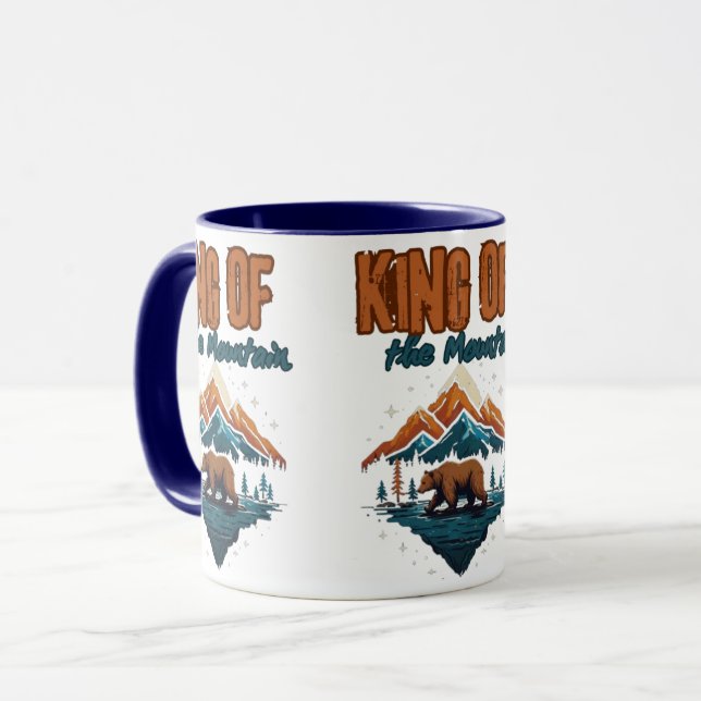 Peak Guardian: Brown Bear in Its Element Mug (Front Left)