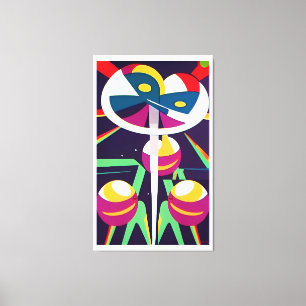 Peak Kasso - Ken Gauge Surreal Art Canvas Print