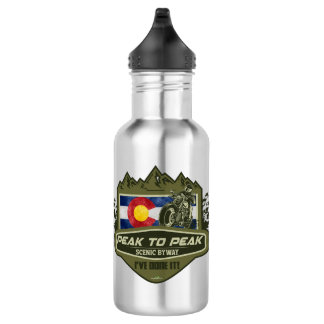 Peak to Peak Scenic Byway Motorcycle 01 532 Ml Water Bottle