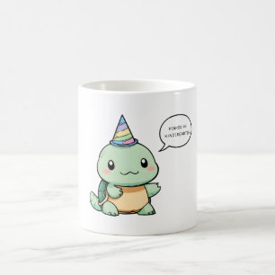 "Peaked In Kindergarten" Funny Turtle Design Coffee Mug