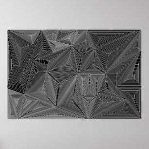 Peaks and troughs poster