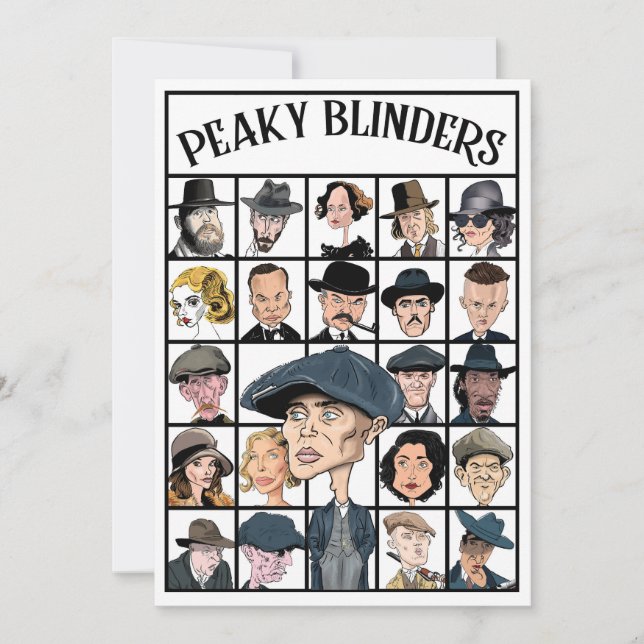 Peaky Blinders Thank You Card (Front)