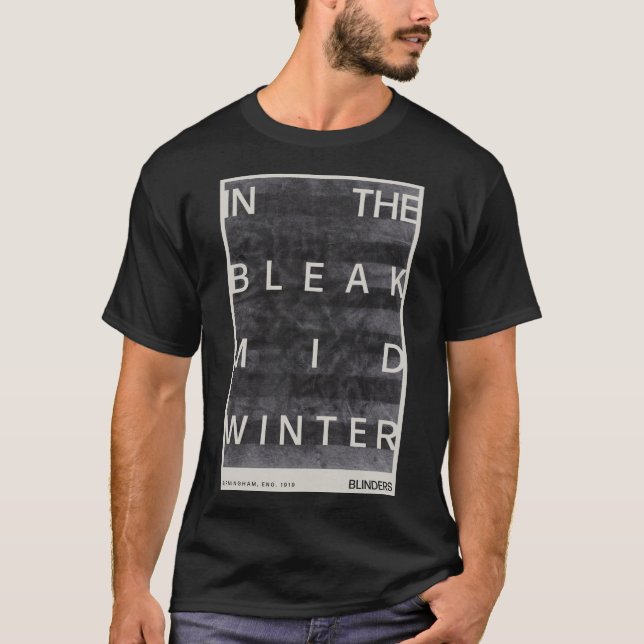 Peaky Poster - Rustic Peaky Blinders inspired post T-Shirt (Front)