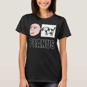 Peanus Cringe Cursed Unhinged Meme Humour Weird St T-Shirt