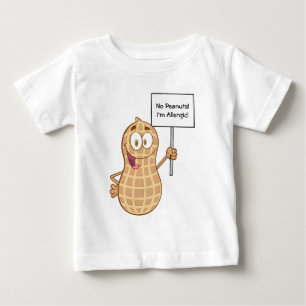 Peanut Allergy 2 (customisable) Baby T-Shirt