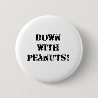 Peanut Allergy 6 Cm Round Badge