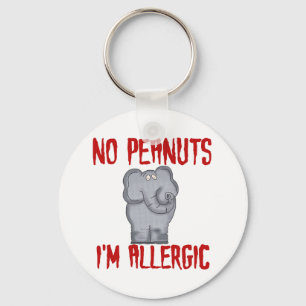 Peanut Allergy Key Ring