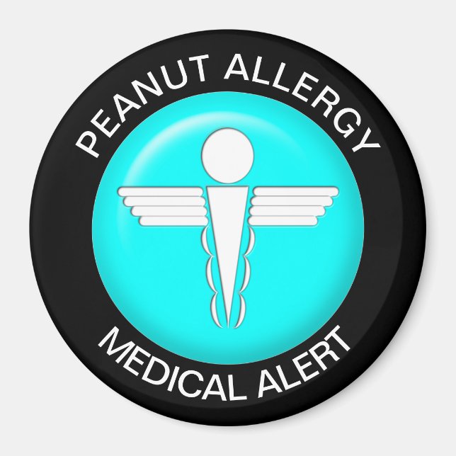 Peanut Allergy Magnet (Front)