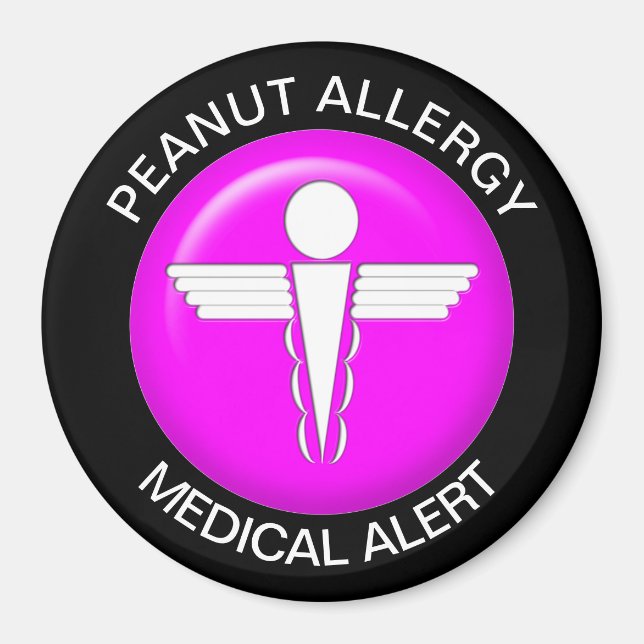 Peanut Allergy Magnet (Front)