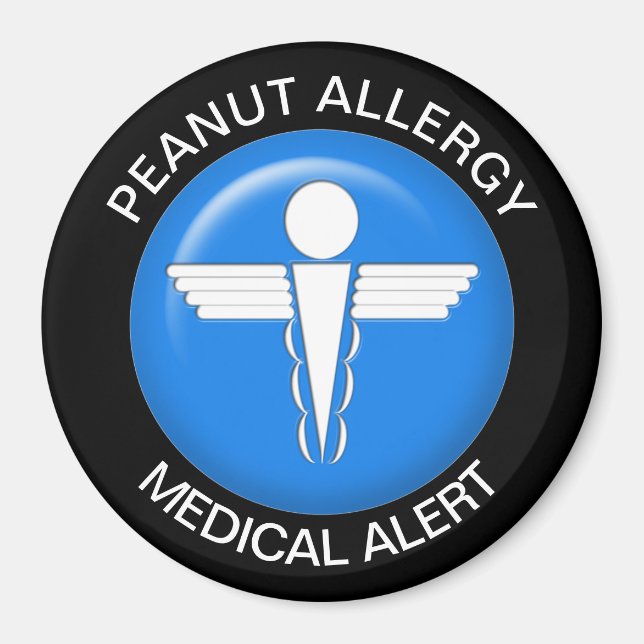 Peanut Allergy Magnet (Front)