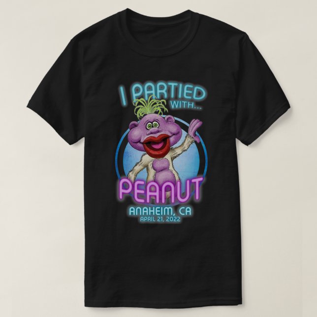 Peanut Anaheim, CA (2022) T-Shirt (Design Front)
