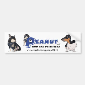 Peanut and Boogie advertising Bumper Sticker