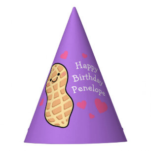 Peanut Birthday Party Cute Kids Cartoon Nut Hat