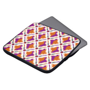 Peanut Butter and Grape Jelly Seamless Pattern Laptop Sleeve