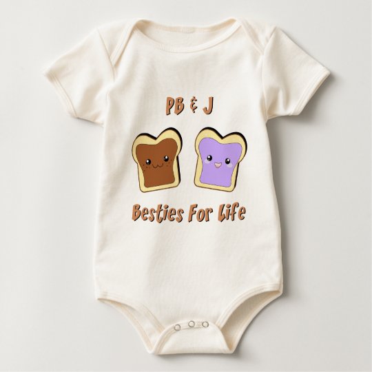 Peanut Butter and Jelly Baby Bodysuit