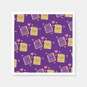 Peanut Butter and Jelly Birthday Party PBJ Napkin