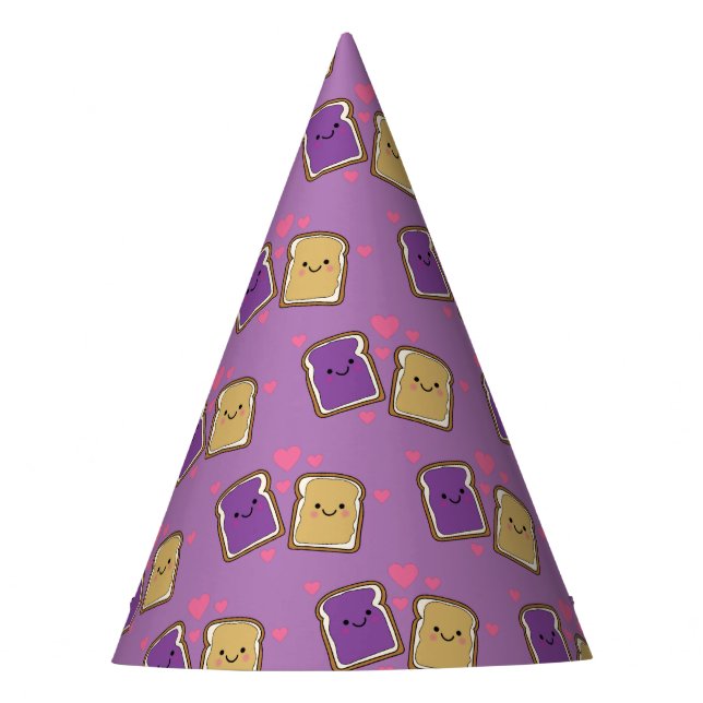 Peanut Butter and Jelly Birthday Party PBJ Party H Hat (Front)