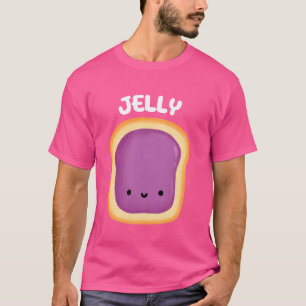 Peanut Butter and Jelly Couple Matching Costume Ha T-Shirt