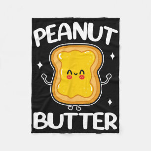 Peanut Butter And Jelly Couple Matching Halloween  Fleece Blanket