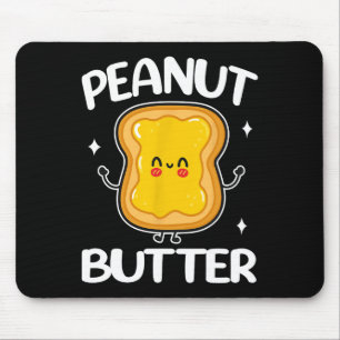 Peanut Butter And Jelly Couple Matching Halloween  Mouse Mat