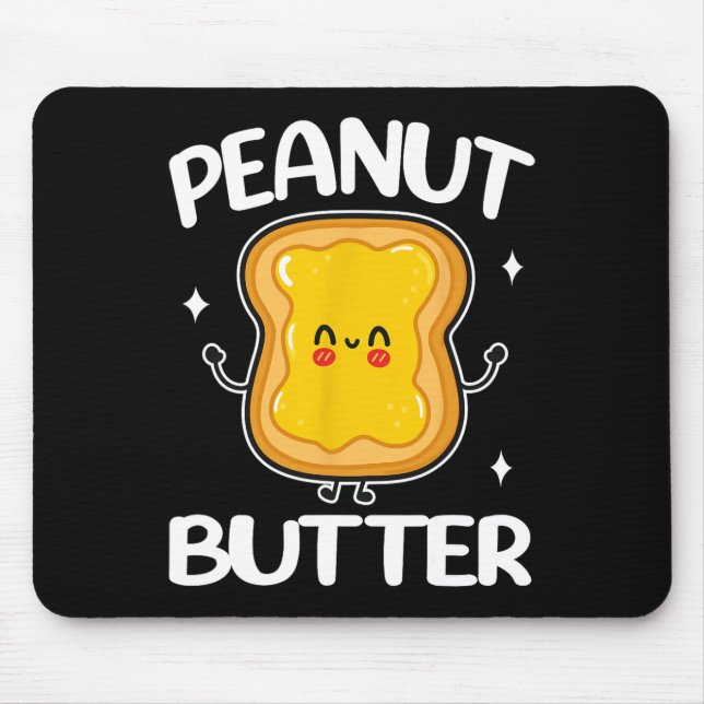 Peanut Butter And Jelly Couple Matching Halloween  Mouse Mat (Front)