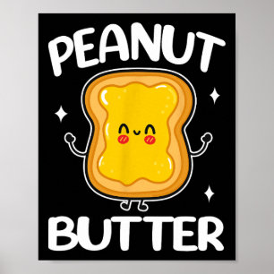 Peanut Butter And Jelly Couple Matching Halloween Poster