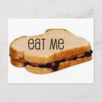 Peanut Butter and Jelly "EAT ME" SANDWICH PRINT