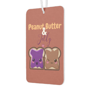 Peanut Butter and Jelly Love Car Air Freshener