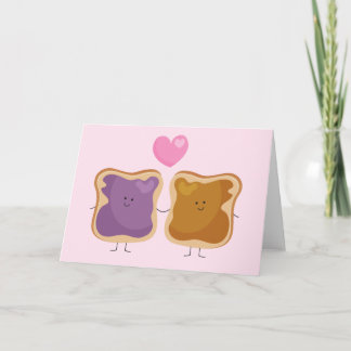 Peanut Butter and Jelly Love Card