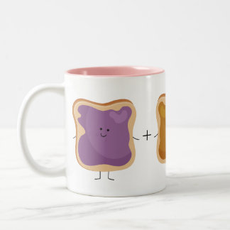 Peanut Butter and Jelly Love Mug