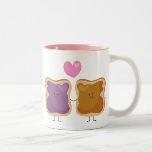 Peanut Butter and Jelly Love Mug