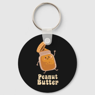 Peanut Butter and Jelly Matching Couple Halloween Key Ring