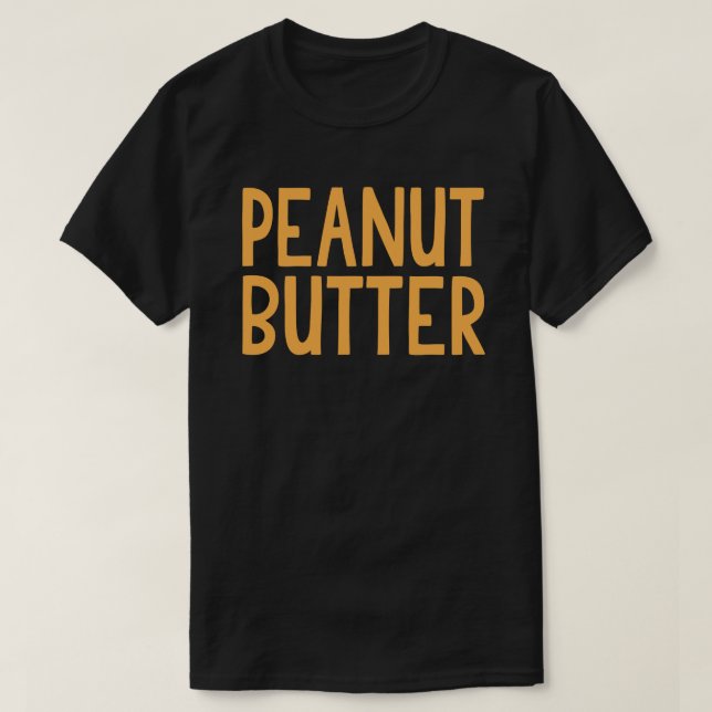peanut butter and jelly matching halloween costume T-Shirt (Design Front)