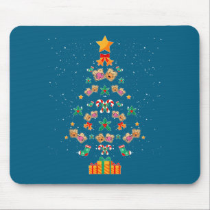 Peanut Butter And Jelly Pb & J Christmas Tree Mouse Mat