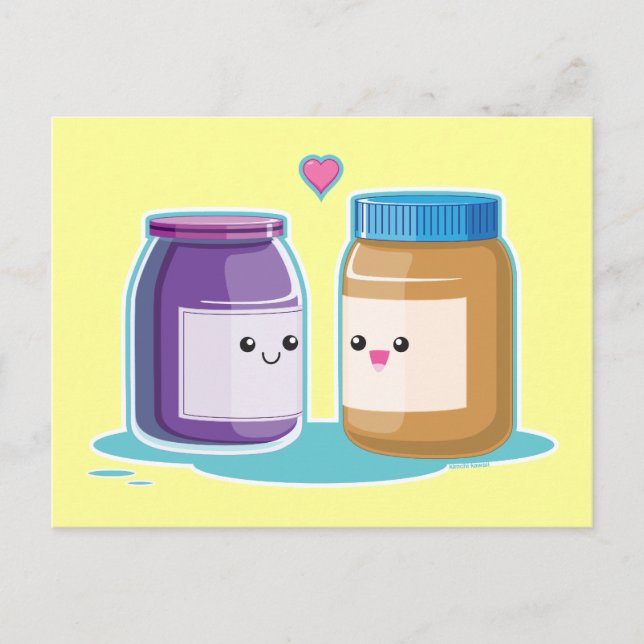 Peanut Butter and Jelly Postcard (Front)