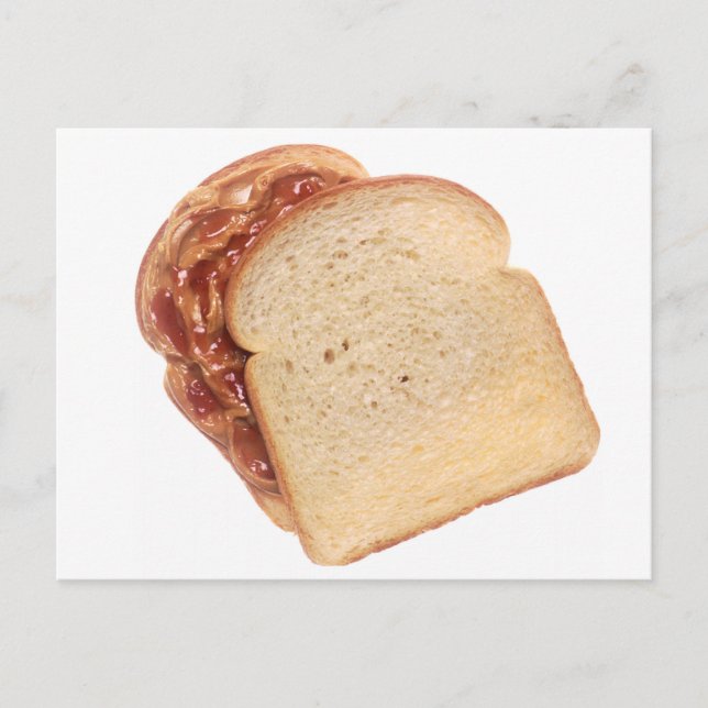 Peanut Butter and Jelly Sandwich Postcard (Front)