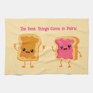 Peanut Butter and Jelly Tea Towel