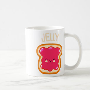 Peanut Butter And Jelly Twin Best Friend Matching Coffee Mug
