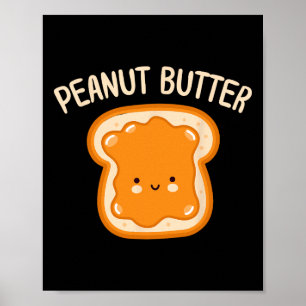 Peanut Butter And Jelly Twin Best Friend Matching Poster