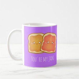 Peanut Butter And Strawberry Jelly Toast Coffee Mug