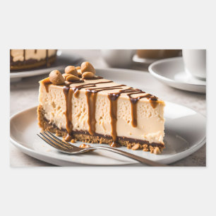 Peanut Butter Cheesecake Rectangular Sticker