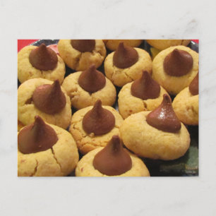 Peanut Butter Chocolate Drop Cookies Postcard