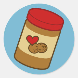 Peanut Butter Classic Round Sticker