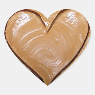 Peanut Butter Heart Sticker