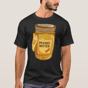Peanut Butter Jar  Jelly Food  Graphic T-Shirt