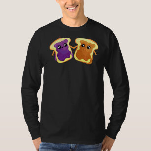 Peanut Butter Jelly Food Love Graphic T-Shirt