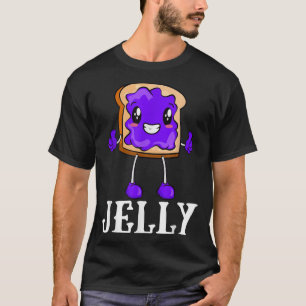 Peanut Butter & Jelly Kawaii PB&J Matching Blueber T-Shirt