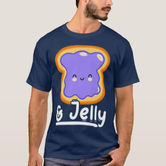 Peanut Butter & Jelly Kawaii PB&J Matching Blueber T-Shirt