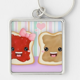 Peanut Butter & Jelly Key Chain :)