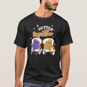 Peanut Butter & Jelly Matching Couple For Him And T-Shirt